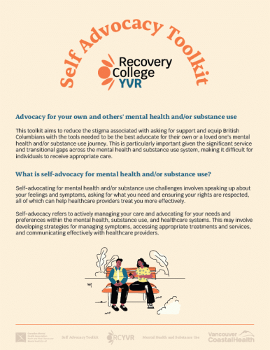 AC - CMHA Self Advocacy Toolkit 1