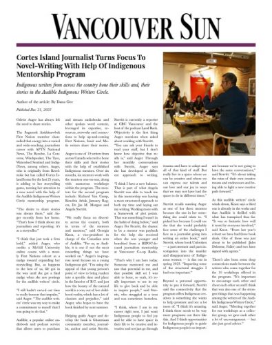 Audible Indigenous Writers Circle – The Vancouver Sun