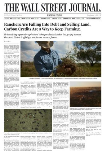 Grassroots Carbon – The Wall Street Journal
